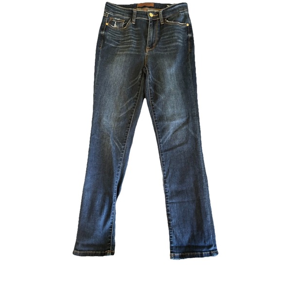 Judy Blue Denim - Judy Blue Jeans Skinny Fit Capri Size 3/26 Dark Wash JB72115-DK
